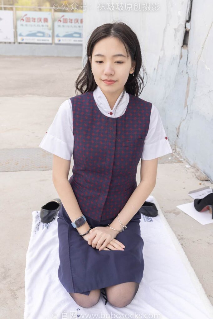 [BoBoSocks襪啵啵]NO.227 小甜豆-皮鞋、黑絲、裸足[150P/1V/5.41GB]插圖3