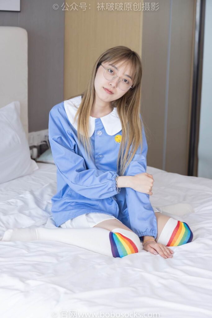 [BoBoSocks襪啵啵]NO.229 稚予-板鞋、皮鞋、兩雙大腿襪[155P/1V/5.90GB]插圖2