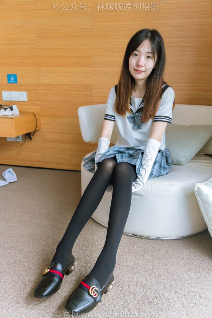[BoBoSocks襪啵啵]NO.278 小甜豆-皮鞋、厚黑絲、jk制服、踩泡面[125P/1V/5.47GB]插圖2