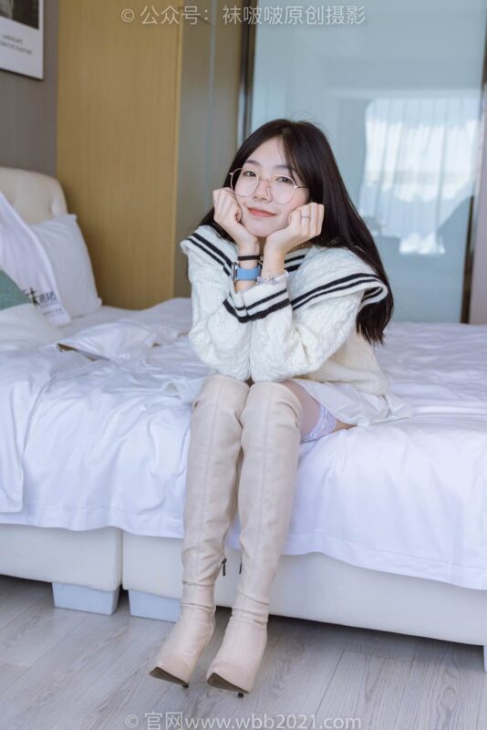 [BoBoSocks襪啵啵]NO.282 小甜豆-長靴、高跟鞋、白絲大腿襪[140P/1V/5.85GB]-無料攝影圈