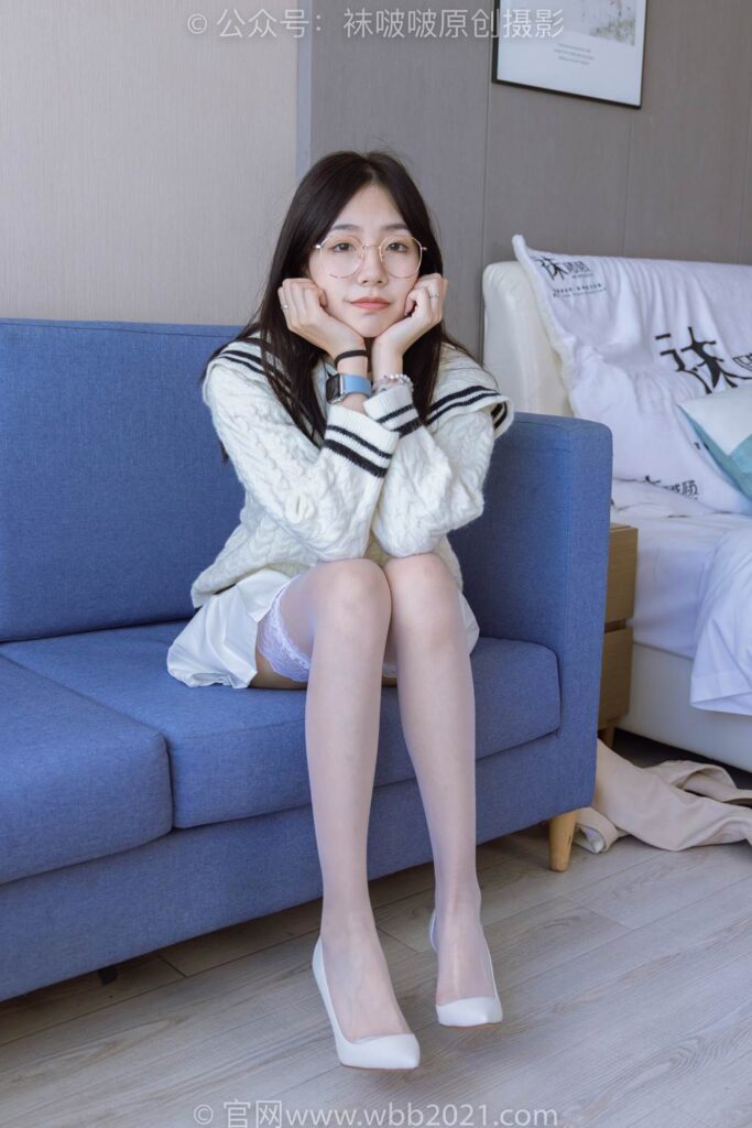 [BoBoSocks襪啵啵]NO.282 小甜豆-長靴、高跟鞋、白絲大腿襪[140P/1V/5.85GB]插圖2