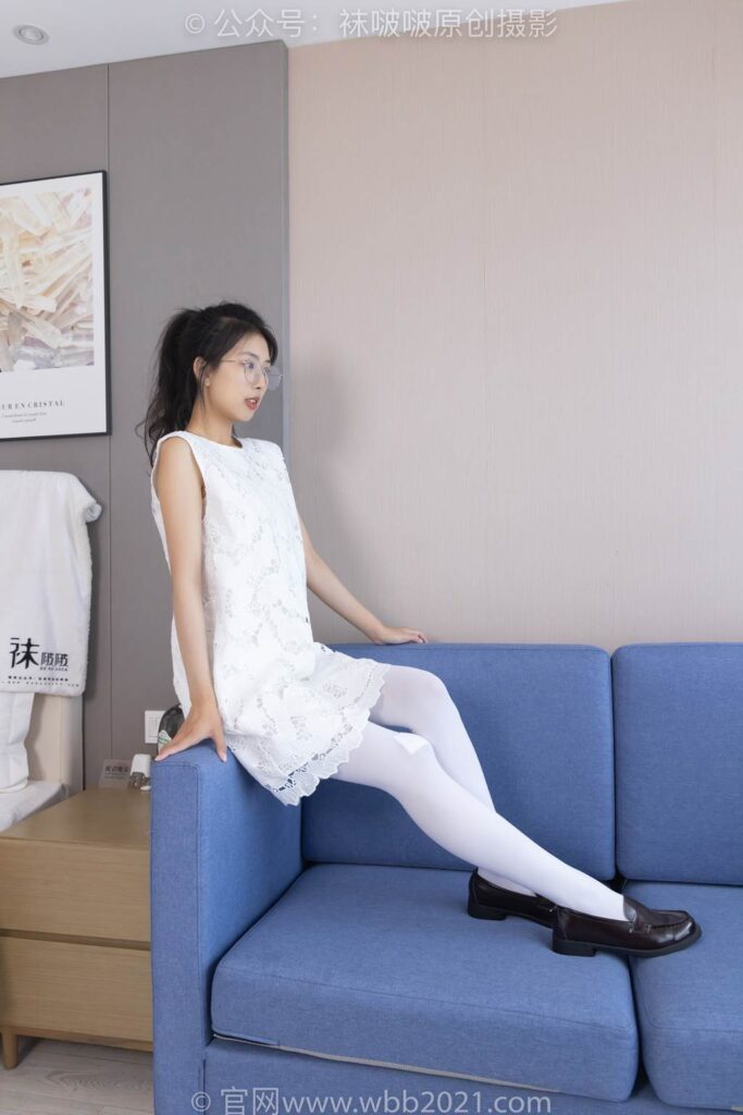 [BoBoSocks襪啵啵]NO.283 奶油-平底鞋、皮鞋、肉絲、厚白絲大腿襪[140P/1V/5.87GB]插圖3