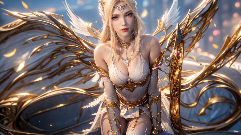 AI繪畫(huà) 759 千仞雪-六翼天使[102P/501MB]插圖3