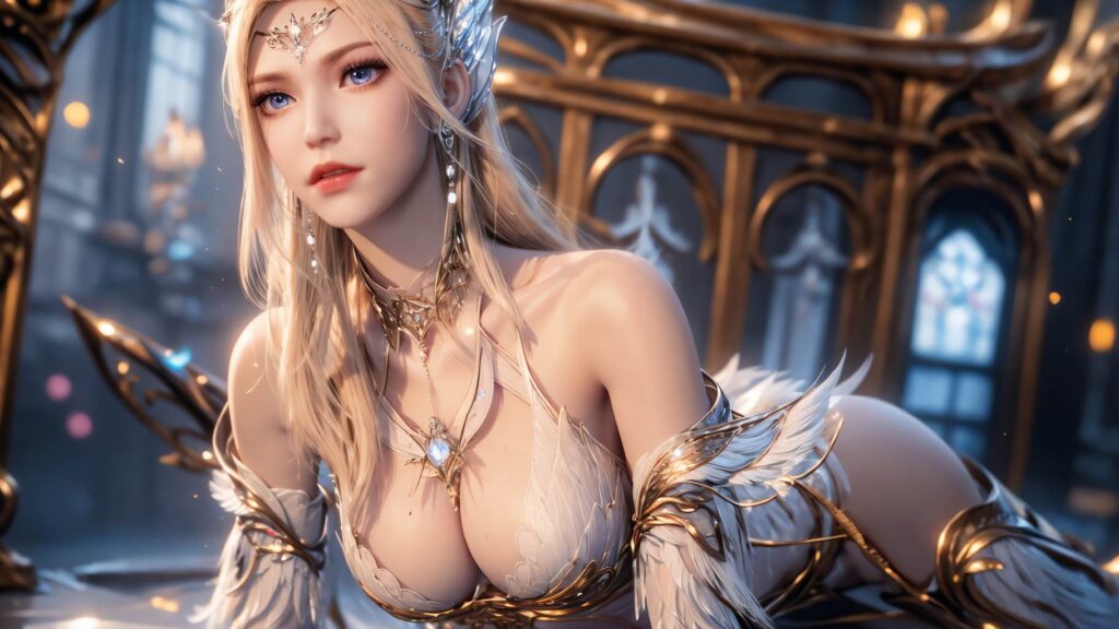 AI繪畫(huà) 759 千仞雪-六翼天使[102P/501MB]插圖