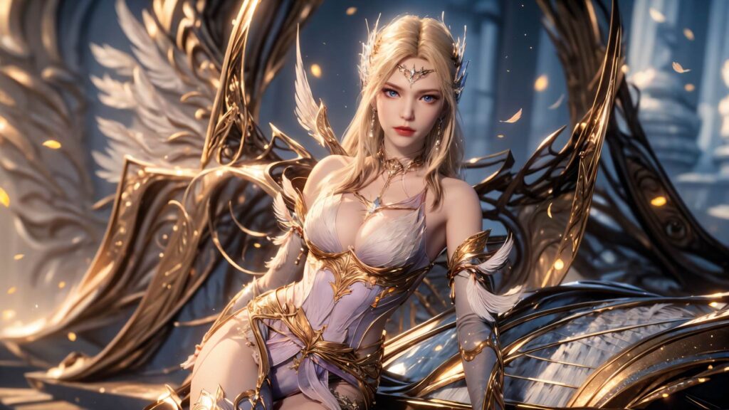 AI繪畫(huà) 759 千仞雪-六翼天使[102P/501MB]插圖2