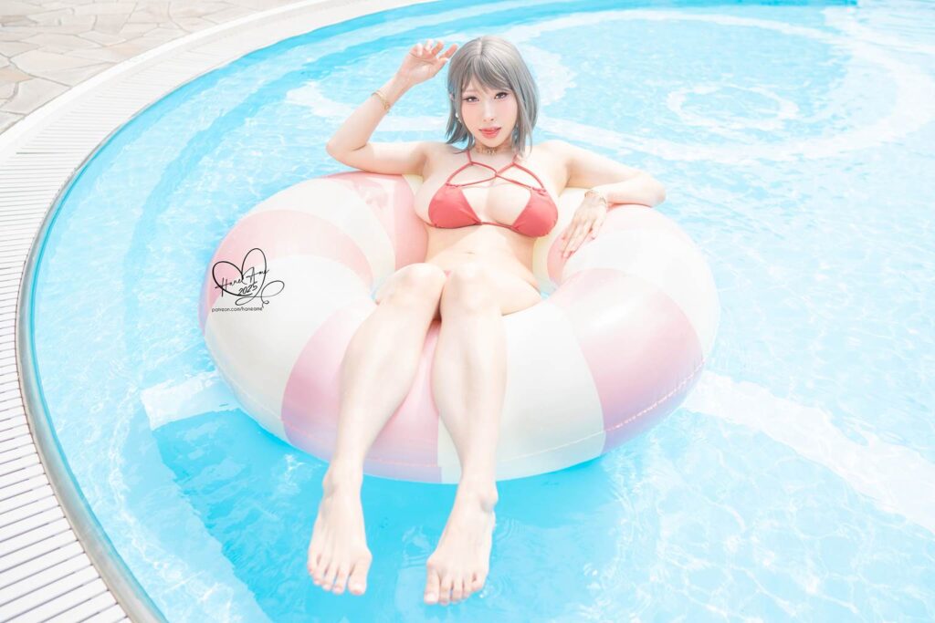 Hane Ame 雨波寫真 NO.260 – Original Tangerine Heat swimsuit 橘爆夏日！泳裝[52P/229MB]插圖1
