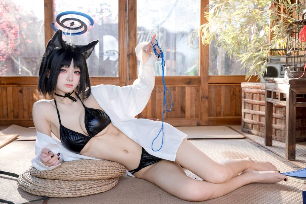 九柒喵 NO.026 – 桔梗襯衫[10P/82MB]插圖2