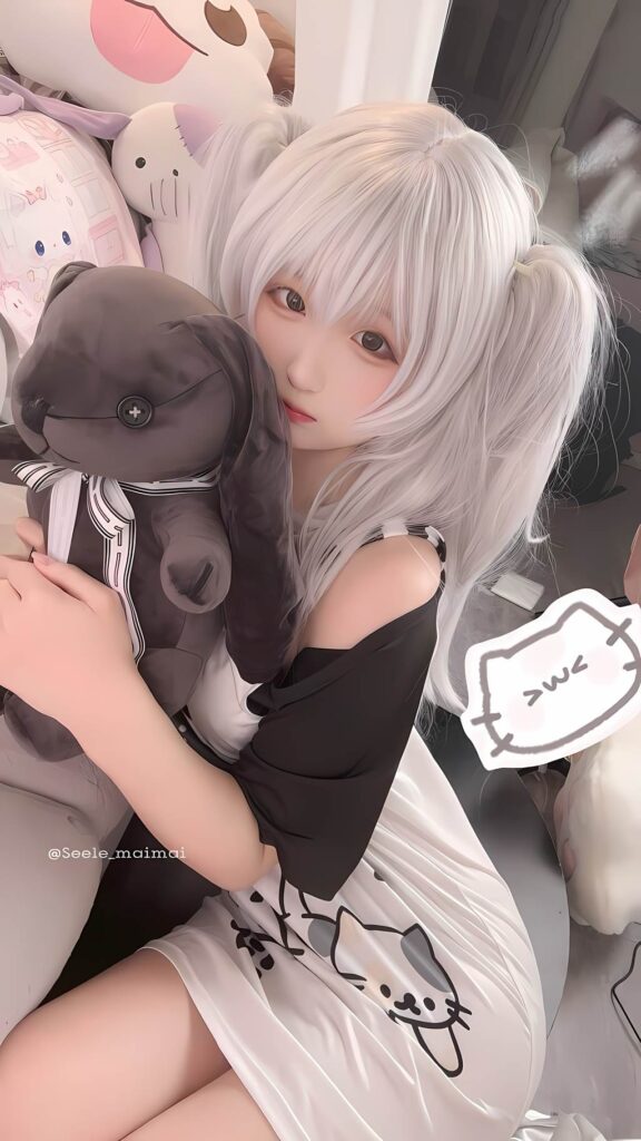 Seele麥麥 NO.017 – 白色雙馬尾[16P/77MB]插圖1