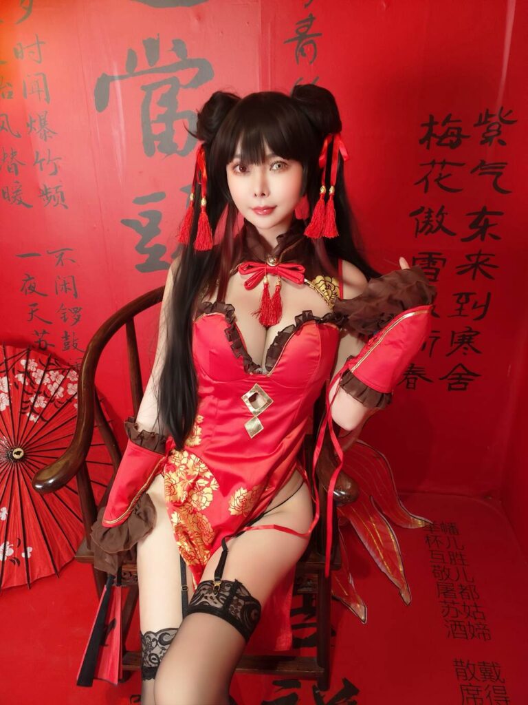 亞馬遜鯰魚 NO.017 – 時(shí)崎狂三 旗袍[25P/1V/546MB]插圖1