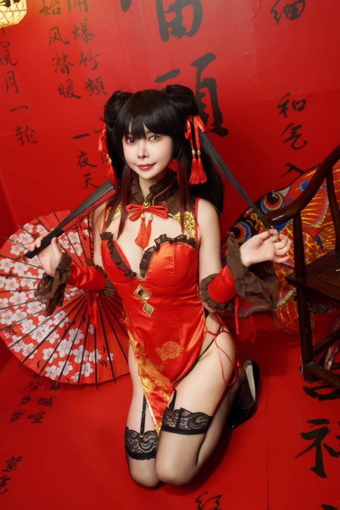 亞馬遜鯰魚 NO.017 – 時(shí)崎狂三 旗袍[25P/1V/546MB]插圖2