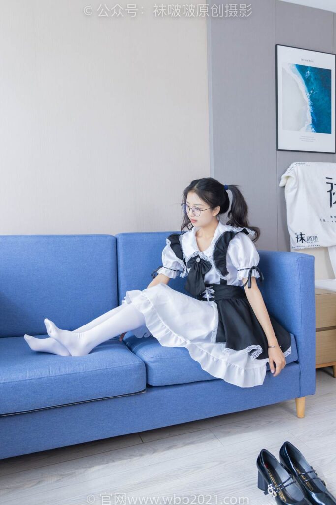 [BoBoSocks襪啵啵]NO.306 奶油-高跟鞋、皮鞋、厚白絲大腿襪、厚肉絲、白棉襪[140P/1V/5.83GB]插圖2