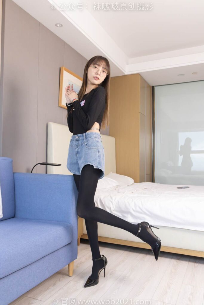 [BoBoSocks襪啵啵]NO.321 稚予-高跟鞋、厚黑絲[150P/1V/6.01GB]插圖1