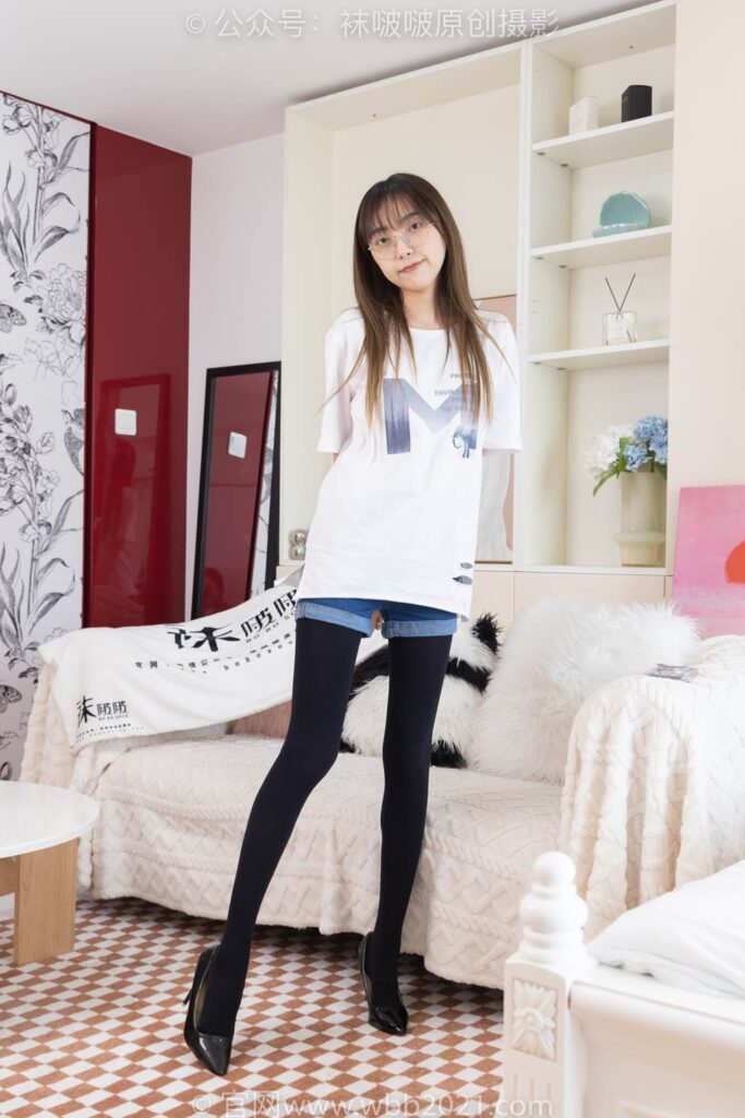 [BoBoSocks襪啵啵]NO.330 稚予-高跟鞋、厚黑絲[150P/1V/5.05GB]插圖1