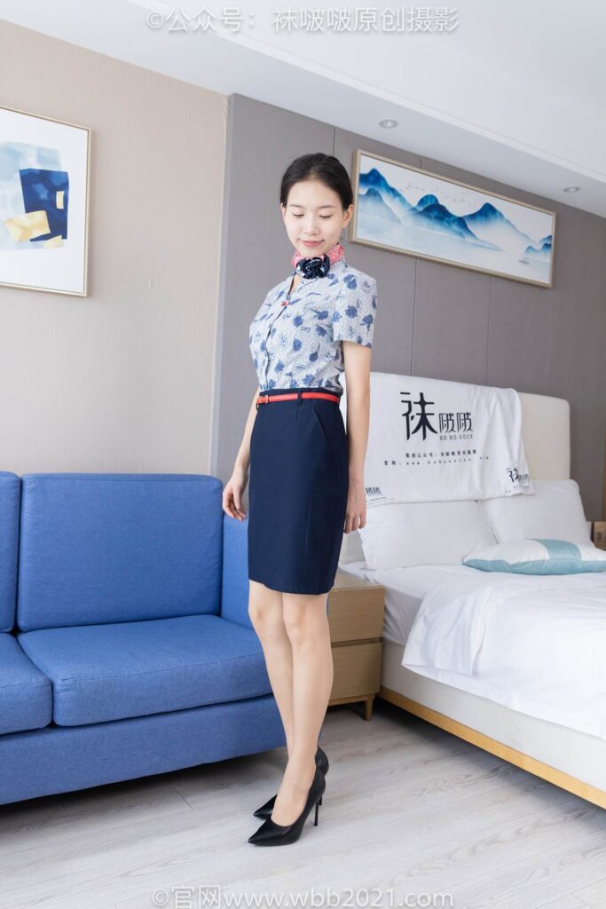 [BoBoSocks襪啵啵]NO.334 芝士-東航制服、兩雙高跟鞋、薄肉絲、薄灰絲[141P/1V/7.56GB]插圖1