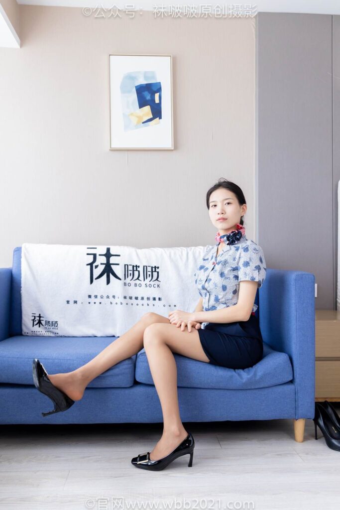 [BoBoSocks襪啵啵]NO.334 芝士-東航制服、兩雙高跟鞋、薄肉絲、薄灰絲[141P/1V/7.56GB]插圖