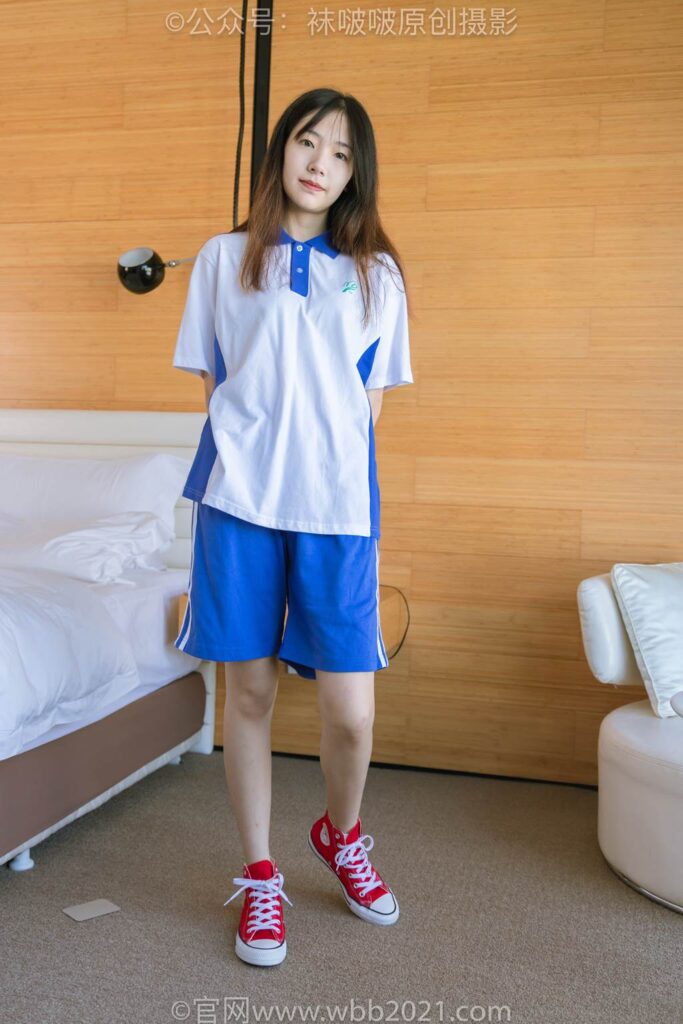 [BoBoSocks襪啵啵]NO.336 小甜豆-校服、帆布鞋、白棉襪、裸足[140P/1V/6.71GB]插圖2