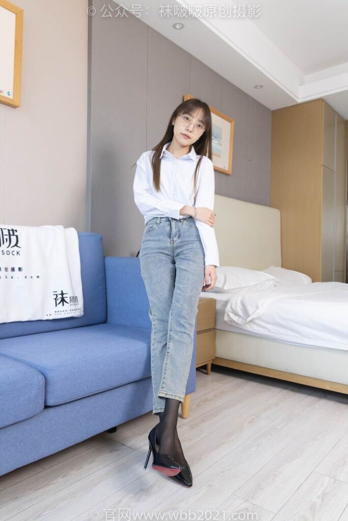 [BoBoSocks襪啵啵]NO.337 稚予-高跟鞋、高跟涼鞋、黑絲、褲里絲、裸足[200P/1V/7.95GB]插圖1