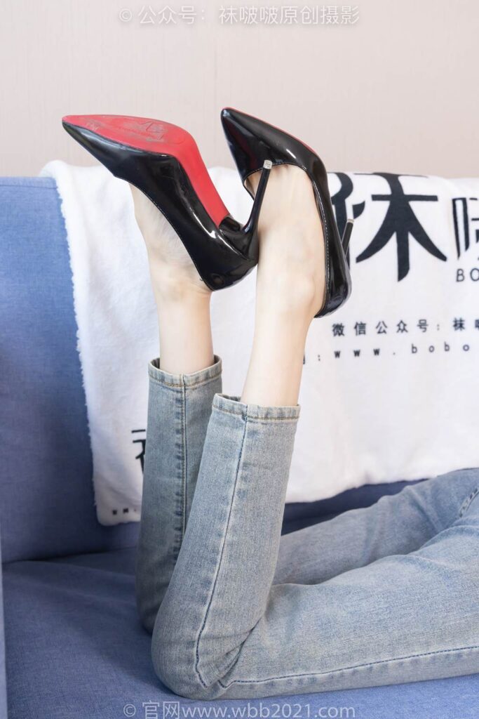 [BoBoSocks襪啵啵]NO.337 稚予-高跟鞋、高跟涼鞋、黑絲、褲里絲、裸足[200P/1V/7.95GB]插圖3