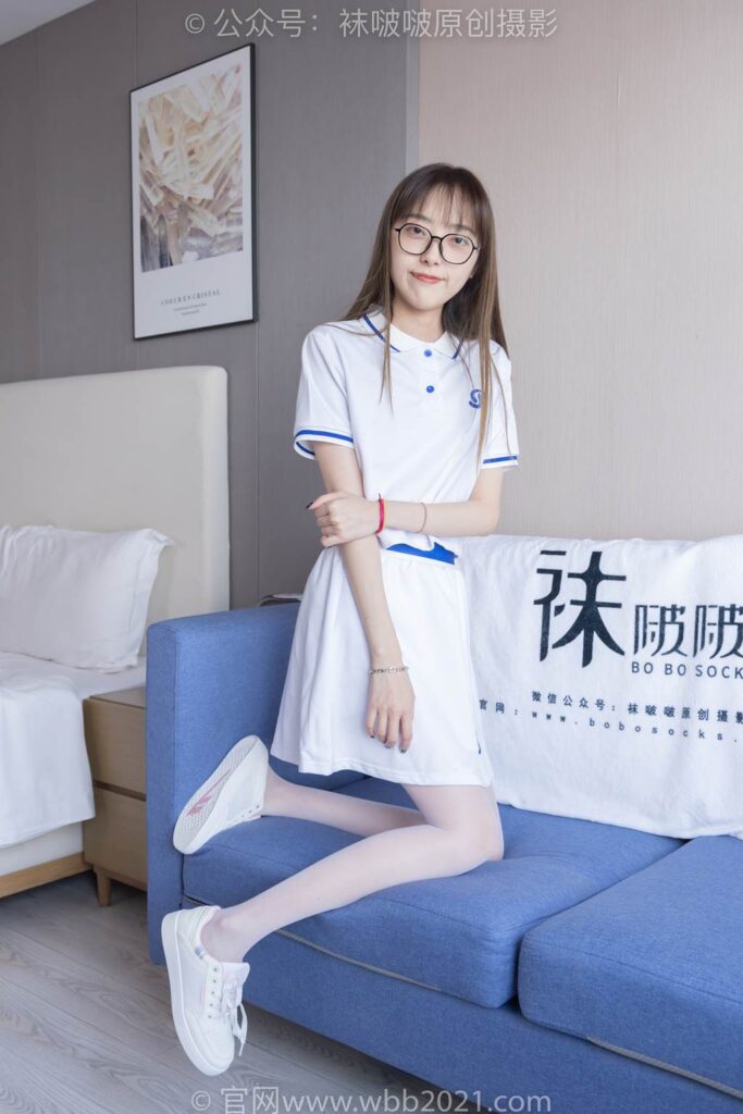 [BoBoSocks襪啵啵]NO.344 稚予-板鞋、平底鞋、白絲[150P/1V/6.42GB]插圖2