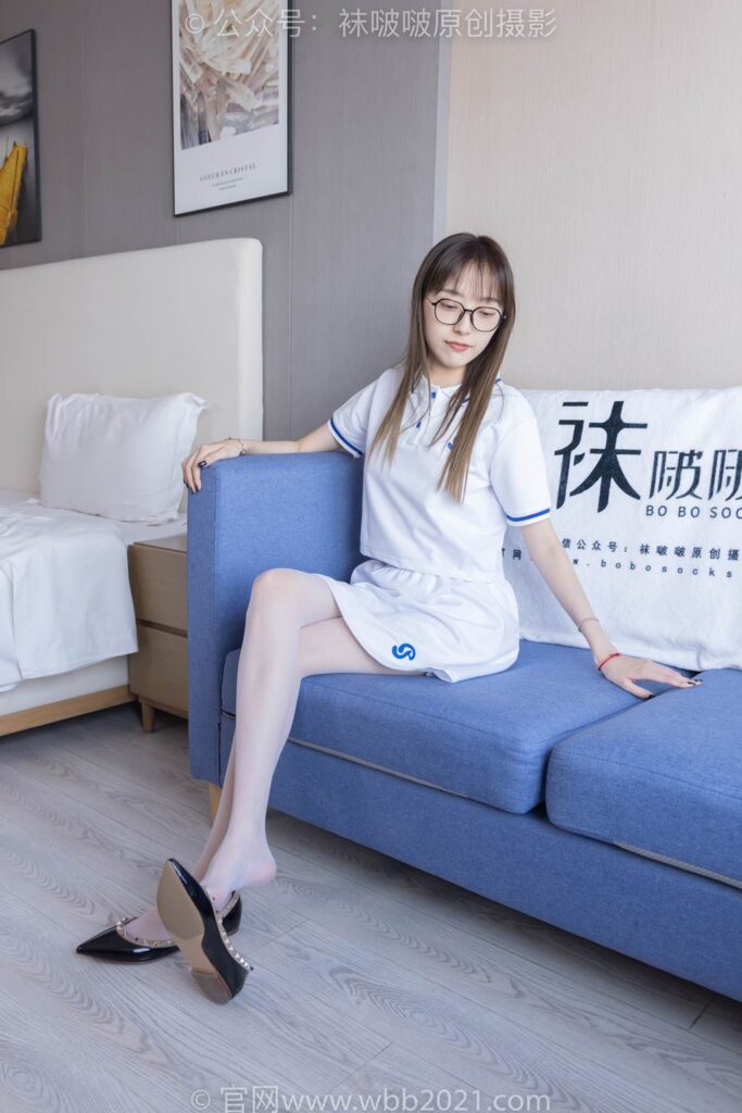 [BoBoSocks襪啵啵]NO.344 稚予-板鞋、平底鞋、白絲[150P/1V/6.42GB]插圖3