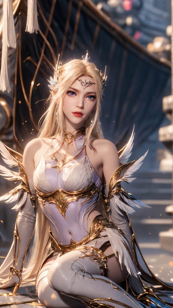 AI繪畫 761 千仞雪-六翼天使[71P/387MB]插圖1