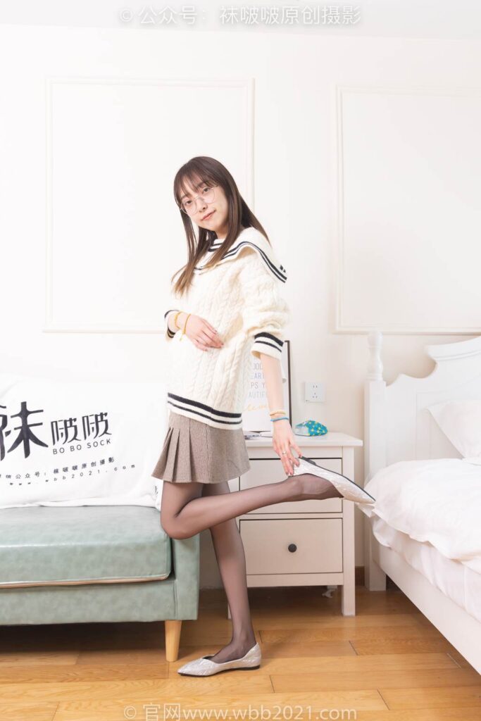 [BoBoSocks襪啵啵]NO.361 稚予-高跟涼鞋、平底鞋、超薄黑絲、灰絲[160P/1V/6.11GB]插圖2