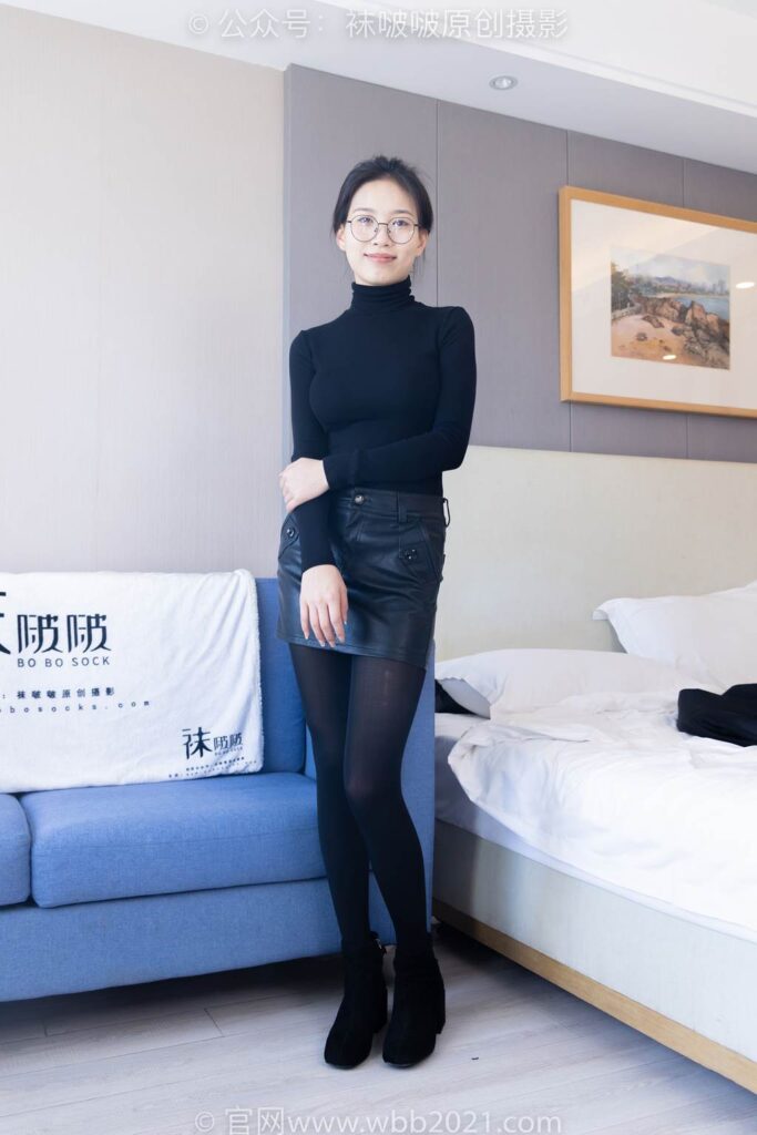 [BoBoSocks襪啵啵]NO.365 芝士-短靴、平底鞋、厚黑絲、厚灰絲[140P/1V/6.33GB]插圖1