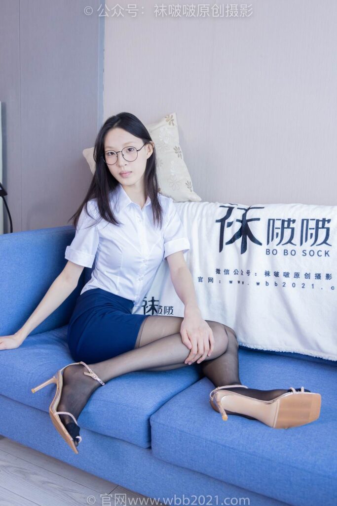 [BoBoSocks襪啵啵]NO.373 雪糕-高跟涼鞋、黑絲（腳尖加固款）、ol制服[160P/1V/6.90GB]插圖3