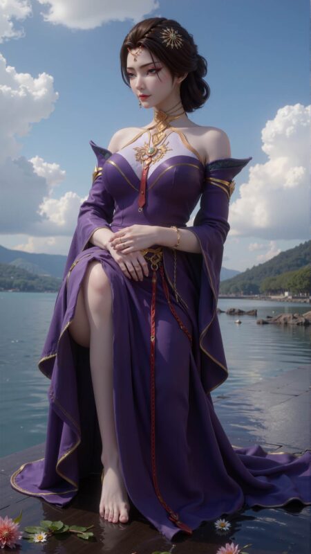 AI繪畫 790 凡人-紫靈-范靜梅-文思月[18P/127M]-無料攝影圈