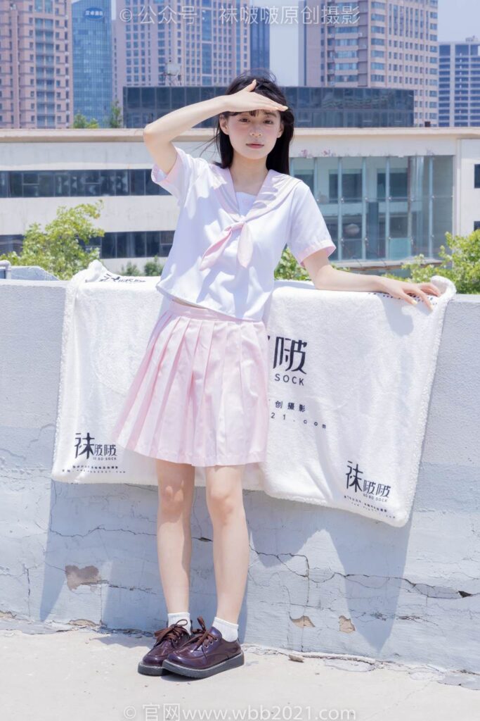 [BoBoSocks襪啵啵]NO.399 糯米-皮鞋、白棉襪、jk制服[145P/1V/6.34GB]插圖1