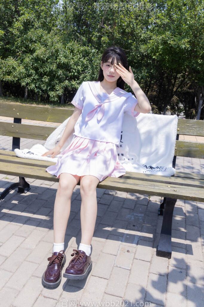 [BoBoSocks襪啵啵]NO.399 糯米-皮鞋、白棉襪、jk制服[145P/1V/6.34GB]插圖3