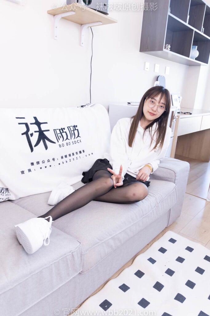 [BoBoSocks襪啵啵]NO.407 稚予-板鞋、黑絲[140P/1V/6.39GB]插圖2