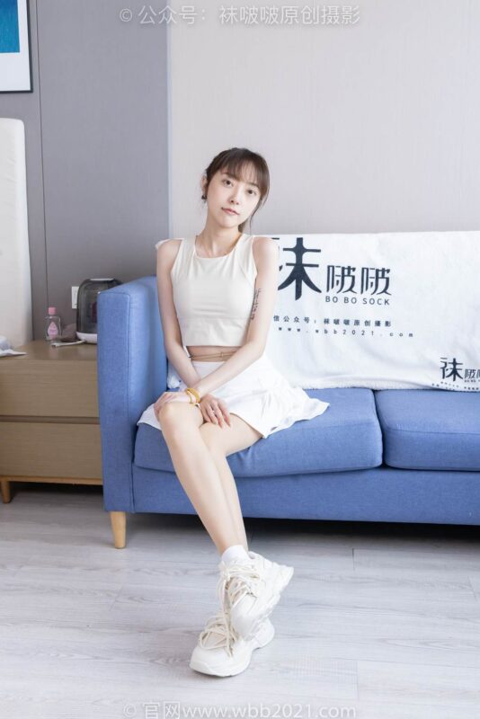 [BoBoSocks襪啵啵]NO.424 稚予-運(yùn)動(dòng)鞋、白棉襪、肉絲、腰絲[140P/1V/5.73GB]-無料攝影圈