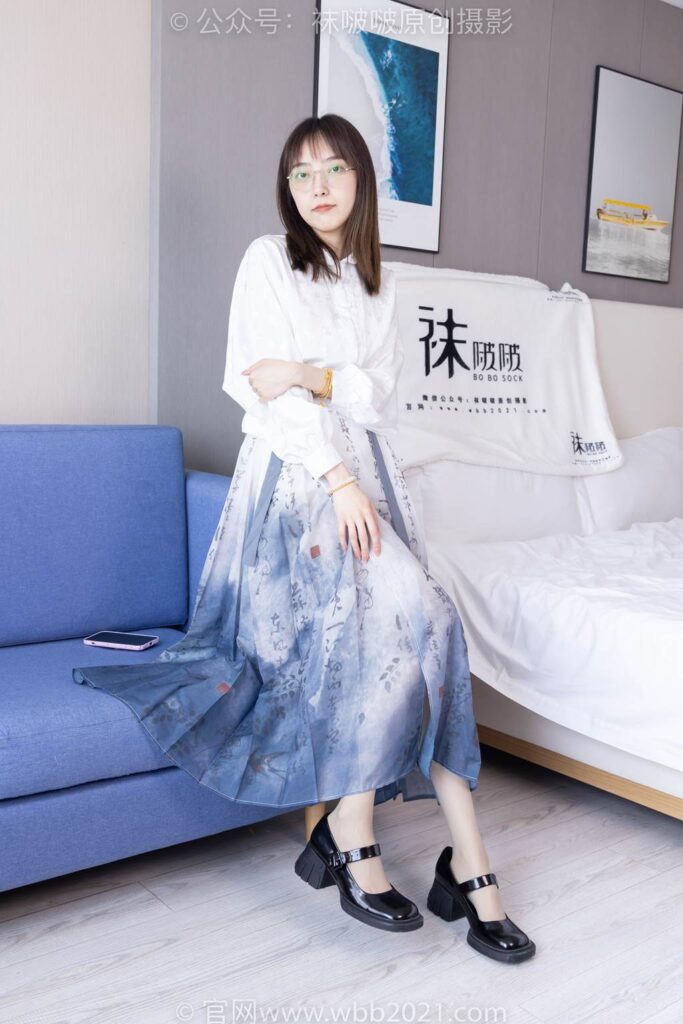 [BoBoSocks襪啵啵]NO.428 稚予-皮鞋、灰絲[150P/1V/6.05GB]插圖