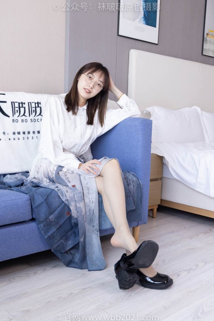 [BoBoSocks襪啵啵]NO.428 稚予-皮鞋、灰絲[150P/1V/6.05GB]插圖3