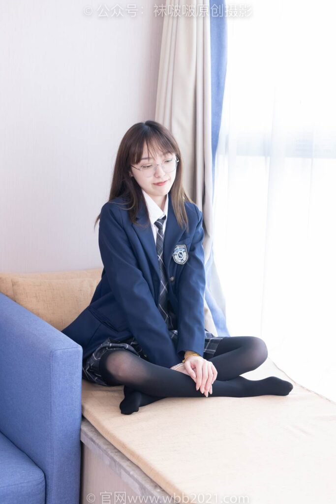 [BoBoSocks襪啵啵]NO.432 稚予-皮鞋、厚黑絲、jk制服[184P/1V/6.83GB]插圖3