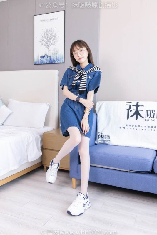 [BoBoSocks襪啵啵]NO.435 稚予-板鞋、運(yùn)動(dòng)鞋、白絲、肉絲[150P/1V/6.25GB]-無料攝影圈