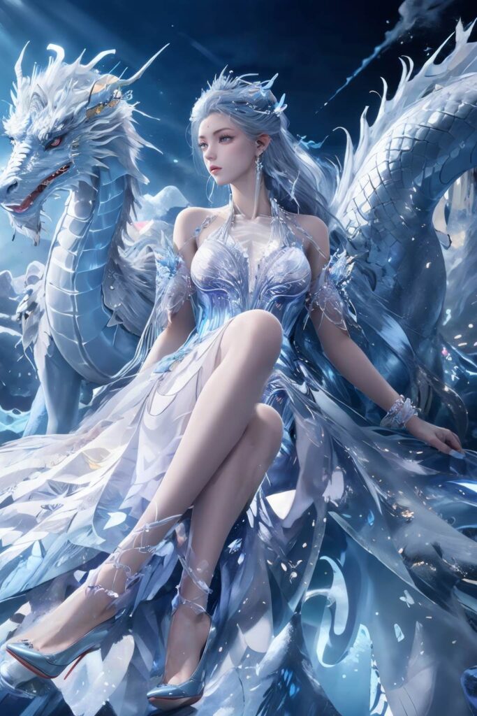 AI繪畫 813 雪女[40P/193M]插圖1