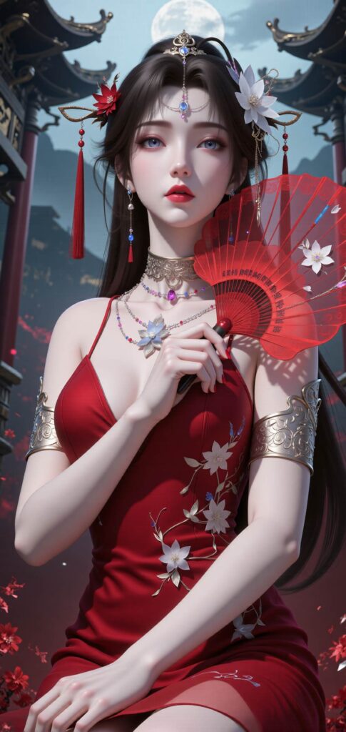 AI繪畫(huà) 814 邀月[32P/256M]插圖