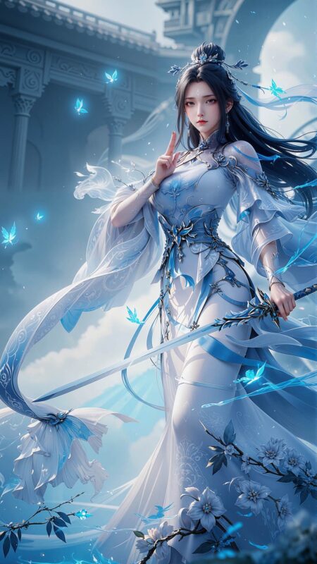 AI繪畫 818 誅仙-陸雪琪[16P/139M]-無(wú)料攝影圈