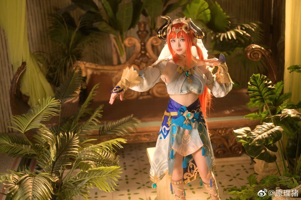 白莉愛(ài)吃巧克力 NO.006 – 原理豬 原神-妮露[10P/416MB]插圖2