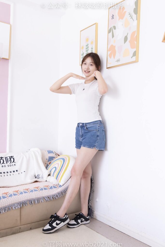 [BoBoSocks襪啵啵]NO.553 香菜-板鞋、短白棉襪、裸足[152P/1V/5.57GB]插圖1