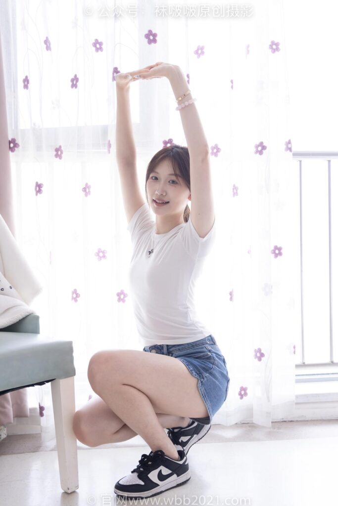 [BoBoSocks襪啵啵]NO.553 香菜-板鞋、短白棉襪、裸足[152P/1V/5.57GB]插圖2