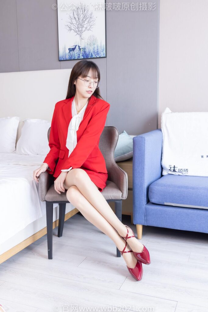 [BoBoSocks襪啵啵]NO.557 稚予-西服、兩雙高跟鞋、薄肉絲[145P/1V/5.21GB]插圖2