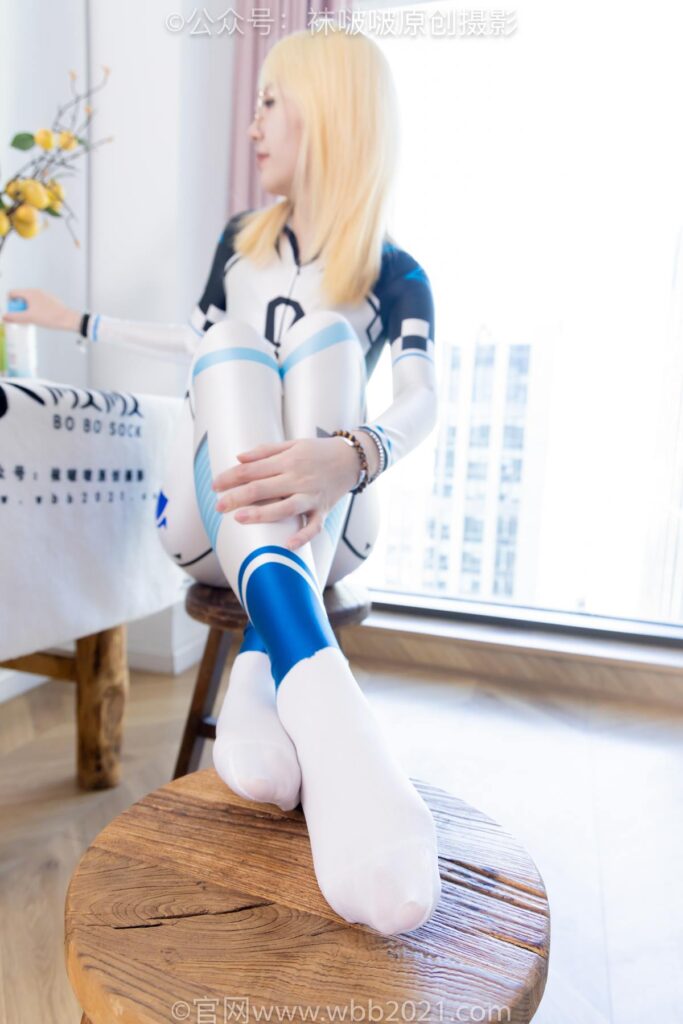 [BoBoSocks襪啵啵]NO.568 小甜豆-連體服、高跟鞋、厚白絲[148P/1V/6.39GB]插圖2