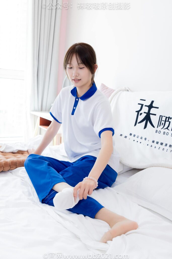 [BoBoSocks襪啵啵]NO.569 香菜-校服、板鞋、白棉襪、薄肉絲[157P/1V/7.15GB]插圖3