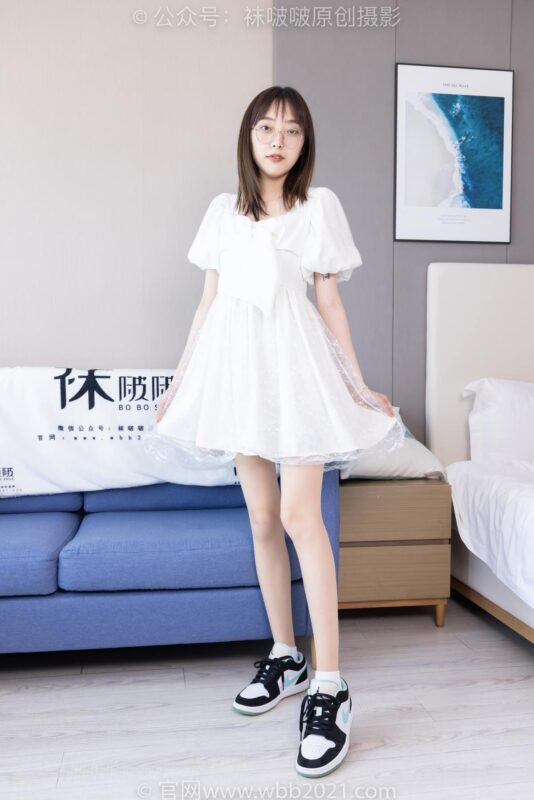 [BoBoSocks襪啵啵]NO.574 稚予-板鞋、白棉襪、薄肉絲[150P/1V/5.37GB]-無料攝影圈