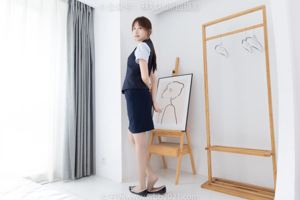 [BoBoSocks襪啵啵]NO.575 香菜-平底鞋、薄灰絲、銀行制服[176P/1V/7.98GB]插圖2