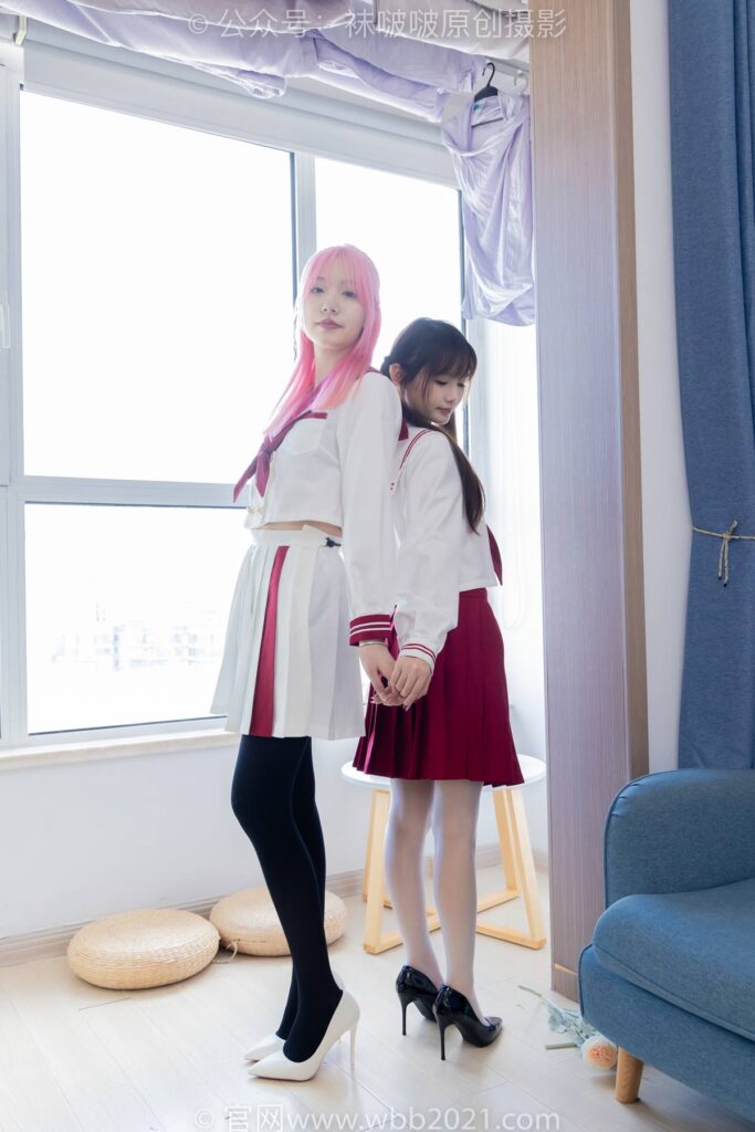 [BoBoSocks襪啵啵]NO.576 小甜豆甜甜圈-高跟鞋、厚黑絲、油亮薄白絲、裸足[197P/1V/8.67GB]插圖1