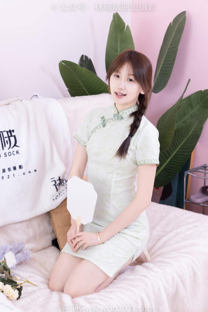 [BoBoSocks襪啵啵]NO.577 香菜-皮鞋、平底鞋、肉色船襪、黑棉襪、旗袍[140P/1V/5.65GB]插圖2